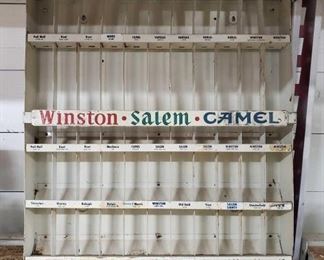 #2052 • Vintage Cigarette Wall Display