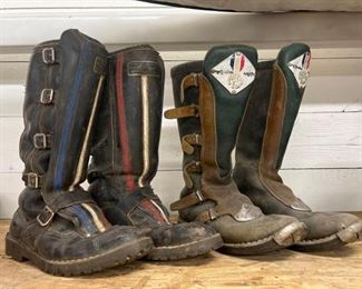 #2076 • 2 Pairs of Vintage Motorcross Riding Boots