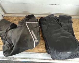 #2118 • Two Pairs of Leather Riding Pants