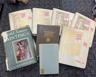 #2130 • Spensers Faerie Queene, World Famous Paintings and Winston Dictionary