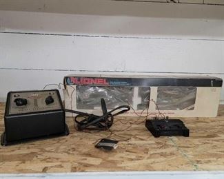 #2252 • Lionel Steam Locomotive with Tender and R Type 110 Watt Train Master Transformer