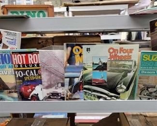 #2278 • Boxes of Magazines and Owners Manuals