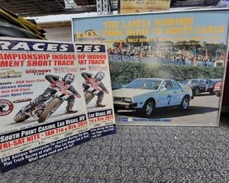 #2400 • Lancia Scorpion Poster and Championship Short Track Advertisement