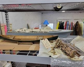 #2522 • 3 models, 1 distroyer, 1 caneo and H.M.S Victoria Ship.