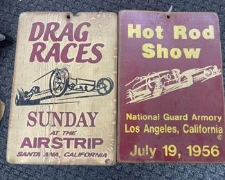 #2584 • Two Wooden Signs