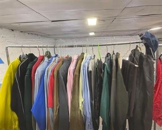 #2812 • Rack of Clothes, M, L, and XL. Rack Included