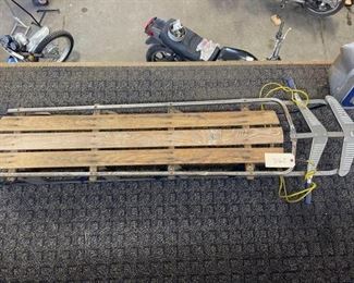 #2912 • Vintage Snow Sled Approximately 6ft long