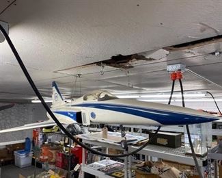 #3000 • RC Fighter Jet Airplane Silver Bullet Minus Engine