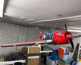 #3002 • RC Corsair Fighter Airplane with Gas Engine