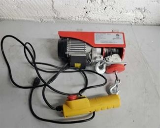 #3640 • New Intertek Electric Hoist PA200B1 110 Volt 440lb. lifting weight