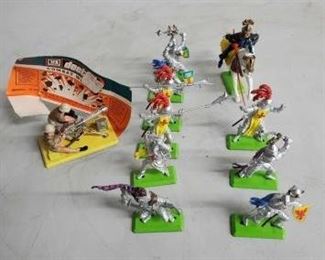 #3648 • 10 Britain Toy Knights And Britain WW2 8th Army Vickers MG Team