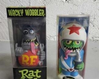 #3650 • Wacky Wobbler Rat Fink And Splastik Plastik Amazing CarlosToys