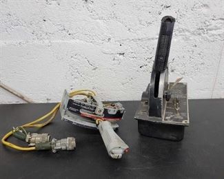 #3662 • Vintage Fighter Jet Space Throttle Sticks Controls