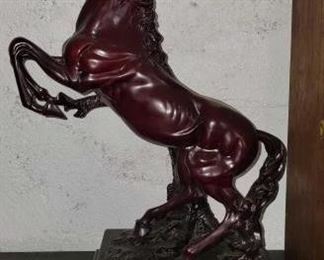 #3678 • Ferrari Prancing Large Horse Statue