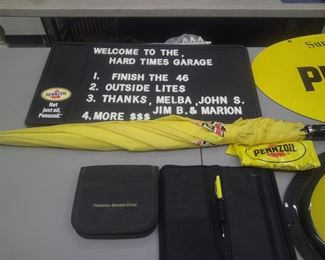 PENNZOIL ADVERTISEMENT ITEMS