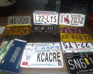 License plates