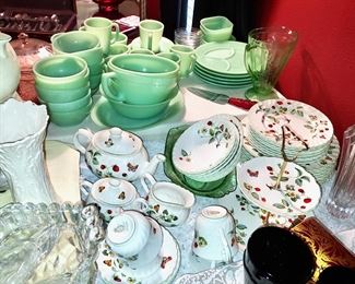 Fire King Jadeite, Staffordshire China