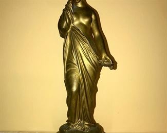 Female bronze by Jacques Léonard Maillet