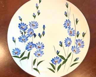 Stangl Pottery - "Chicory" blue flowers plates