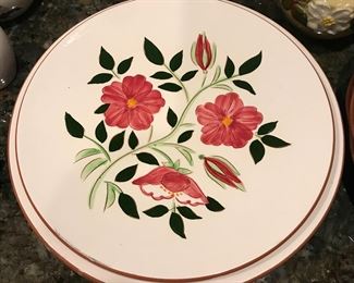 Vintage Stangl - "Wild Rose" pattern plates