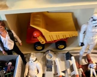 star wars GI JOE and more vintage toys!! tonka playskool little people fisher price and more