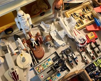 star wars GI JOE and more vintage toys!! tonka playskool little people fisher price and more