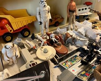 star wars GI JOE and more vintage toys!! tonka playskool little people fisher price and more