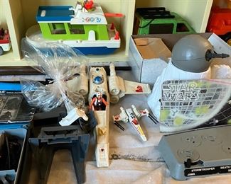 star wars GI JOE and more vintage toys!! tonka playskool little people fisher price and more
