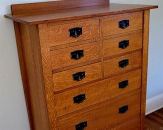 Stickley tall chest