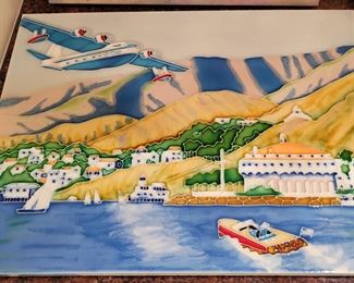 Large Catalina Island tile