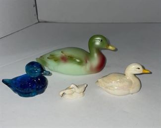Fenton and other figurines