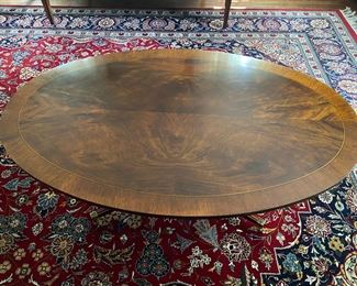 Top of Oval Coffee Table