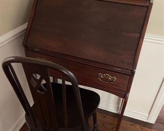 Antique Secretary w/Chair