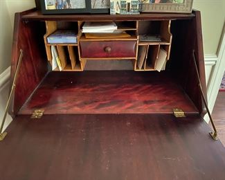 Inside Antique Secretary
