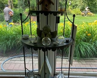 Antique Metal Shelving