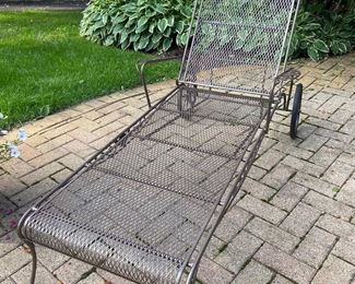 Metal Chaise Lounge