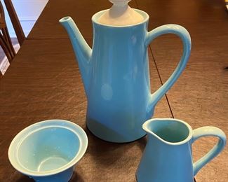 Blue/White Coffee Set