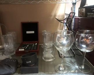 Wine Stemware, Openers, Holders