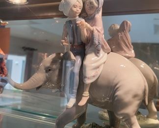 LLadro "Hindu Children on Elephant"