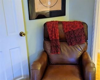 All Leather Recliner