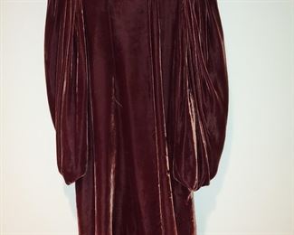 Antique 1920s Velvet Opera Coat