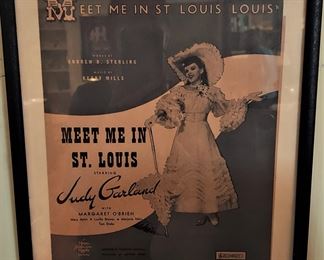 COLLECTABLE ART and POSTERS 1944 Judy Garland