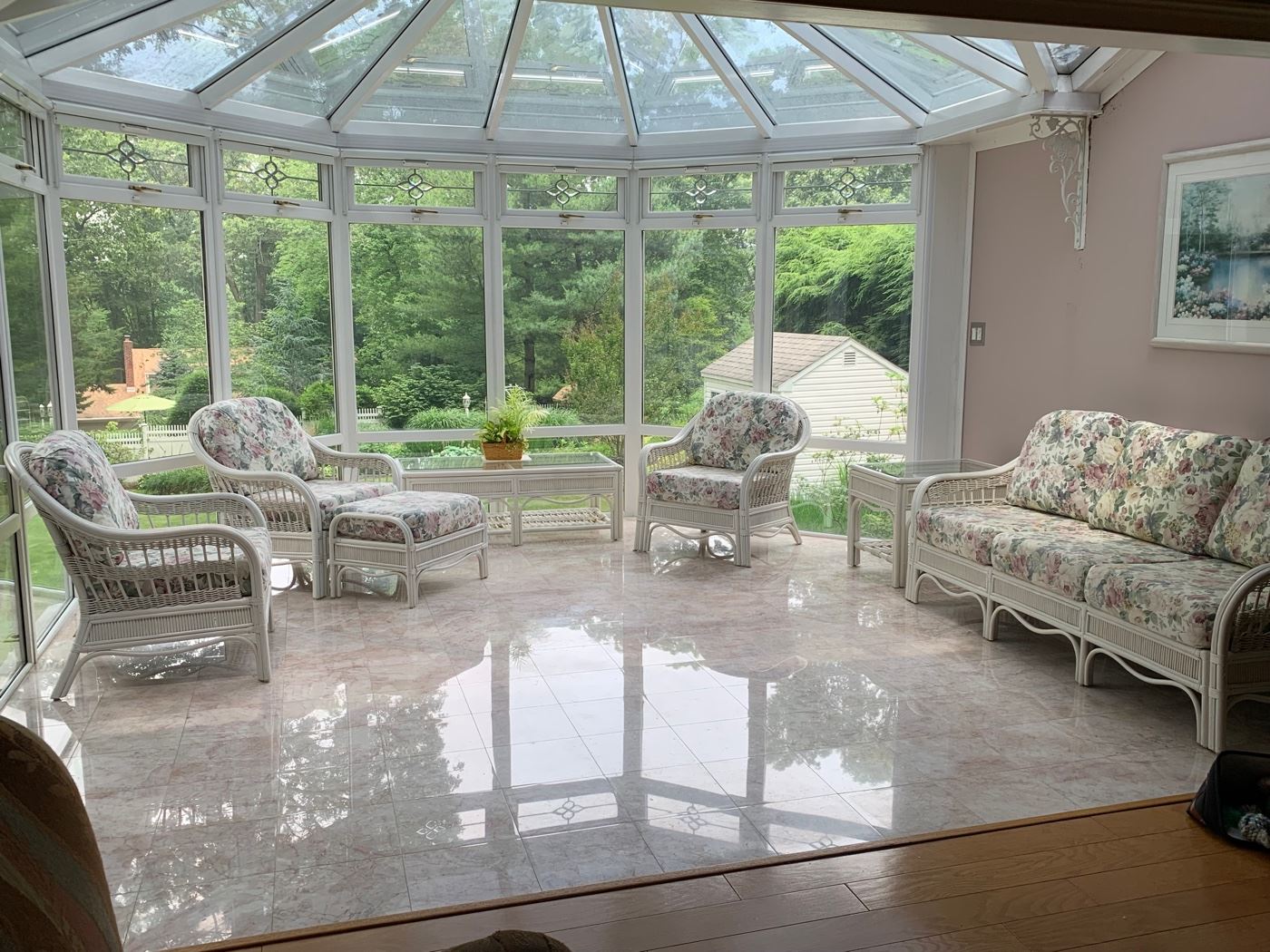 SUN ROOM WICKER FURNITURE