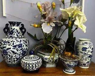 BLUE & WHITE VASES