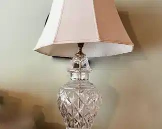 PAIR WATERFORD LAMPS