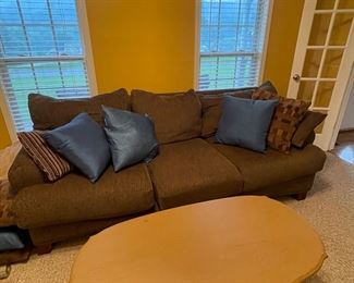 Very good condition and great quality sofa and coffee table 