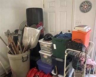 Tools and things in totes 