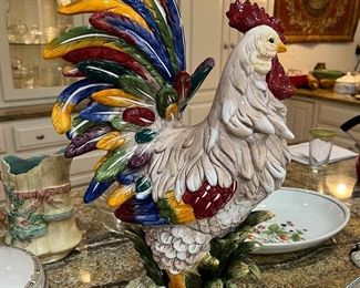 Ceramic large Rooster
