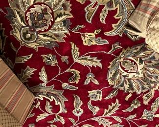 Beautiful large rugs throughout house