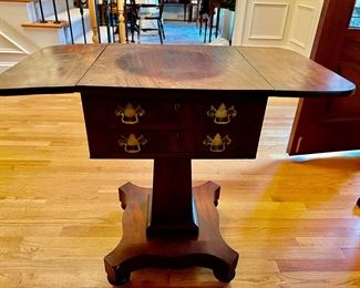 Antique drop leaf table